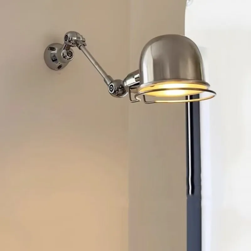 American Industrial Style Retractable Folding Wall Lamp Retro Homestay Entrance Hall Bedroom Bedsides