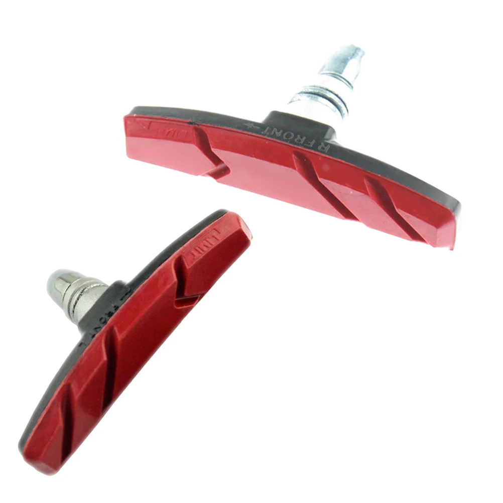 

V Mountain Front Pads Wear-resistant Water-proof Non-slip Easy Installation Strong Friction Durable Shockproof for Road