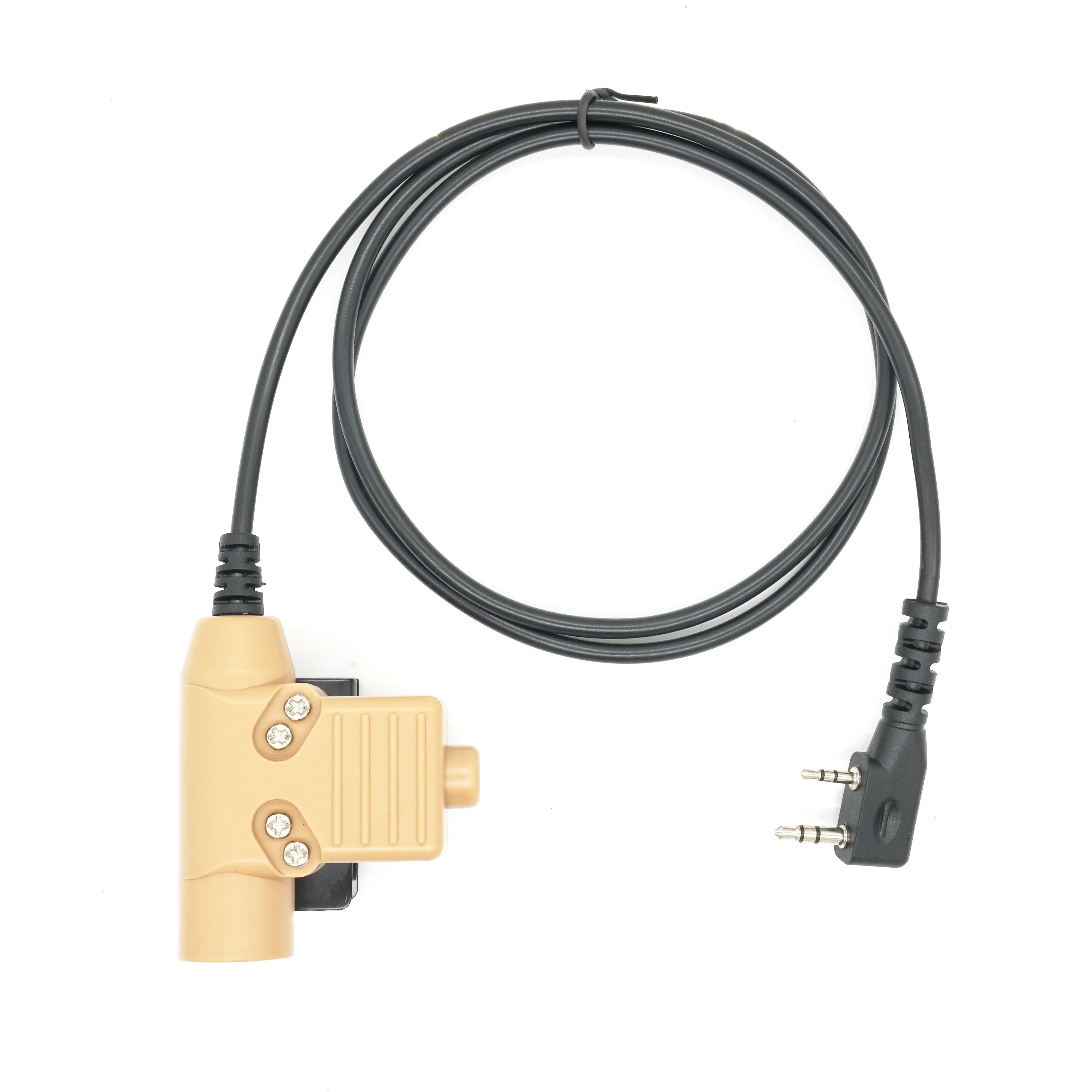 Baofeng K Interface PTT Adapter U94 Interphone Launching Switch Button Assembly Push To Talk Earphone Headphone Adapter