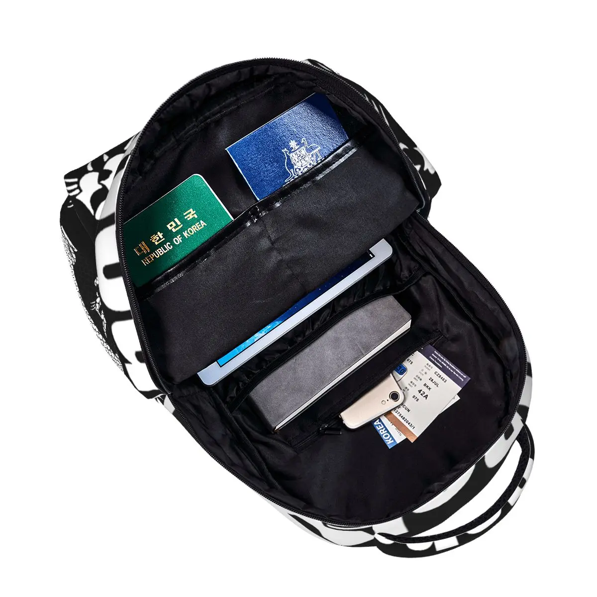 Bobcat Logo Casual Backpack Unisex Students Leisure Travel Computer Backpack
