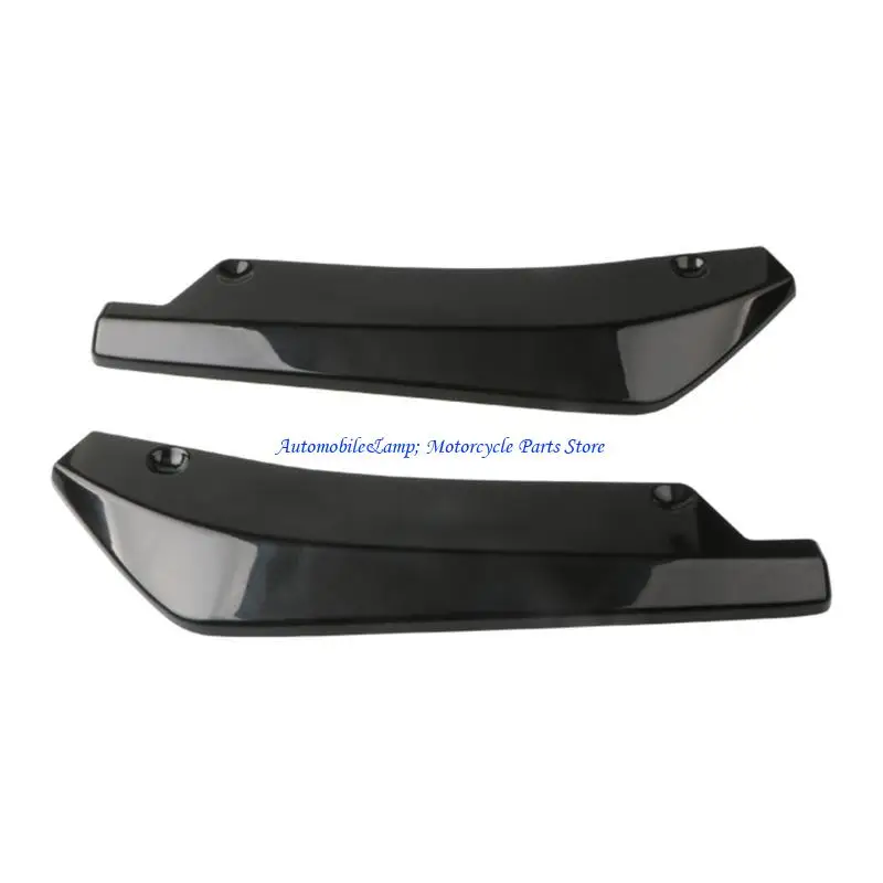 

H7BD 1 Pair Car Rear Bumper Lip Spoiler Diffuser Splitter Scratch Protector Winglets Side Skirt Extension Side Skirt