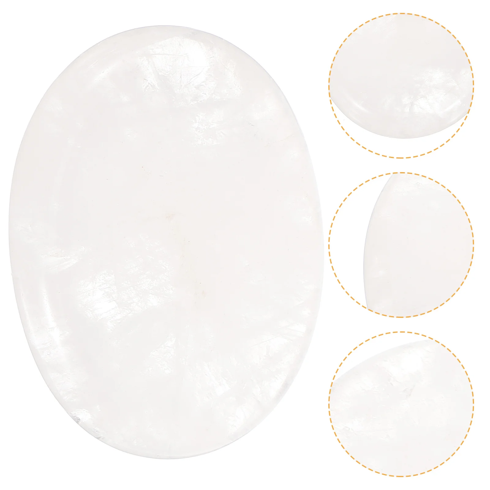 

Portable Crystal Finger Scraping Plate Household Thumb Massage Stress Worry Stone Anxiety Relax Tool