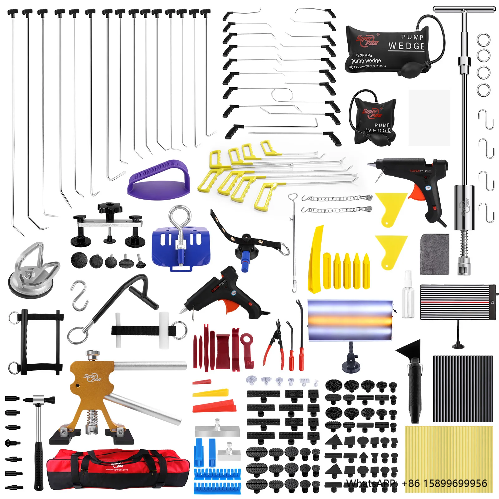 

Pdr Rods Dent Remover Tools Dent Repair Tools Pdr Tools Kit Hail Damage Removal Car Ding Dent Repair Rod Hook