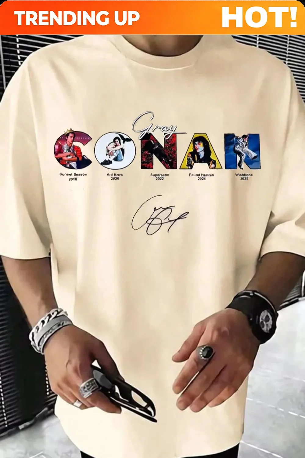 Fashion Oversized Conan Gray Graphic Shirt Mens Womens Cotton Tees Ummer Casual Short Sleeve Round Neck Clothing Loose Tops
