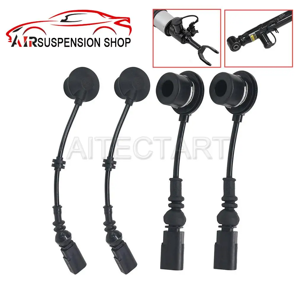 

4pcs Front+Rear Air Shock Electronic Line for Audi A6 C6 4F Allroad Quattro OEM 4F0616039N 4F0616040N 4F0616031K 4F0616032K New