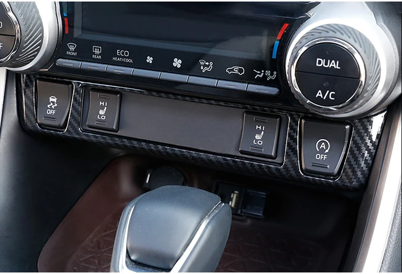 Für Toyota RAV4 XA50 2019 2020 2021 2022 2023 2024 2025 Hybrid ABS Auto Zentrale Steuerung Sitz Wärme Taste Abdeckung trim Zubehör – Detail 9