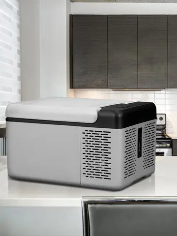 SucceBuy 9L 15L Car Refrigerator Portable Compressor Fridge Freezer Cooler 12V/24V DC 110-240V AC RV Travelling Camping Fishing