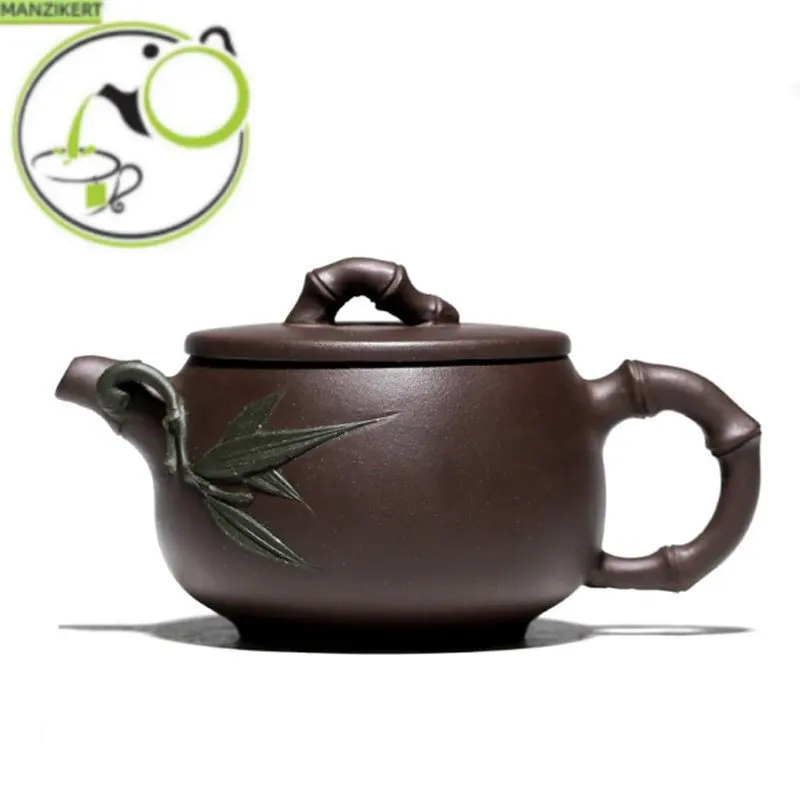 

140ml Master Handmade Yixing Purple Clay Teapot Zhu Mud Filter Beauty Kettle Tradition Teaware Supplies Raw Ore Zisha Tea Pot