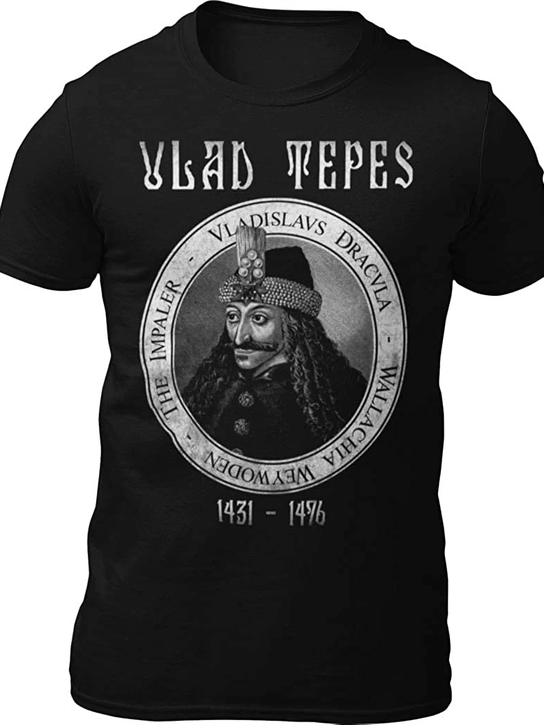 Death Is Coming. Vlad Tepes. The Impaler  Vlad Dracula T-Shirt. Summer Cotton Short Sleeve O-Neck Mens T Shirt New S-3XL