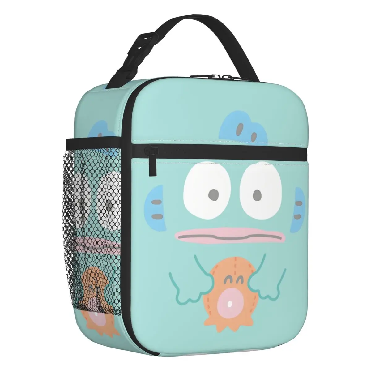

Kawaii Hangyodon Thermal Insulated Lunch Bags Clown Fish Cartoon Anime Portable Lunch Container Outdoor Camping Travel Food Box
