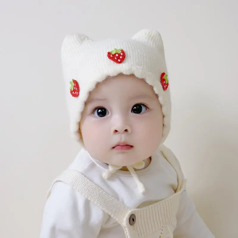 

Autumn/Winter Baby Hat Cute Men Women's Knit Wool Cap Princess Hat Breathable For Infants And Toddlers Fashionable Hat