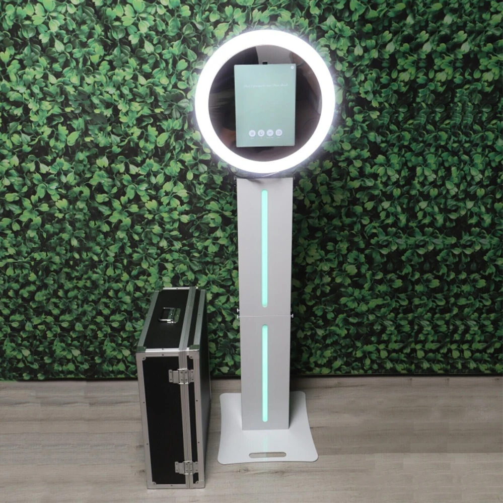 Photo Booth Machines Wedding For iPad 10.5'' 11'' 12.9'' Photobooth with 2 Panels Selfie Photo Booth Custom Logo Supported