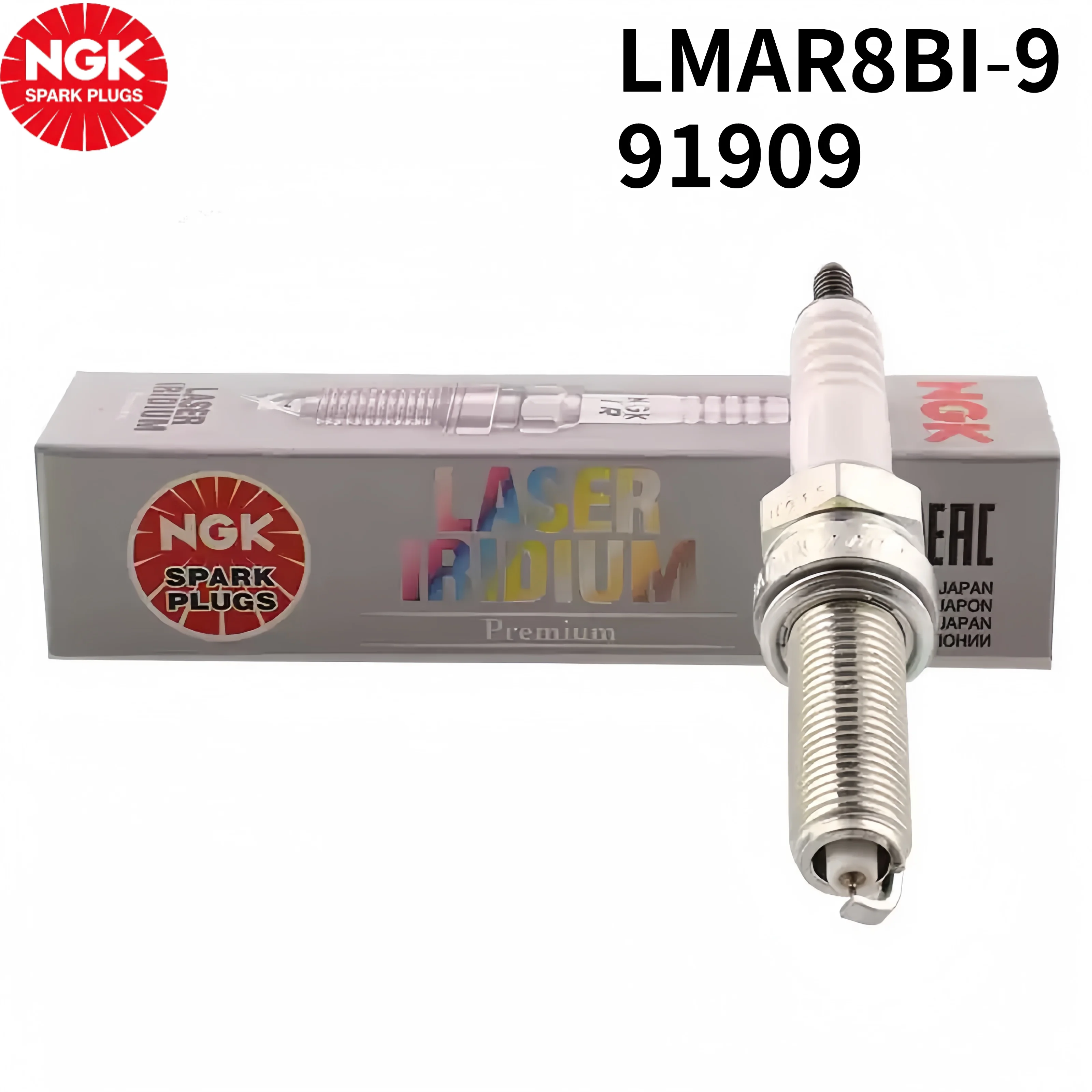 Motorcycle Parts - Świece zapłonowe NGK 1/4PCS LMAR8BI‑9 91909