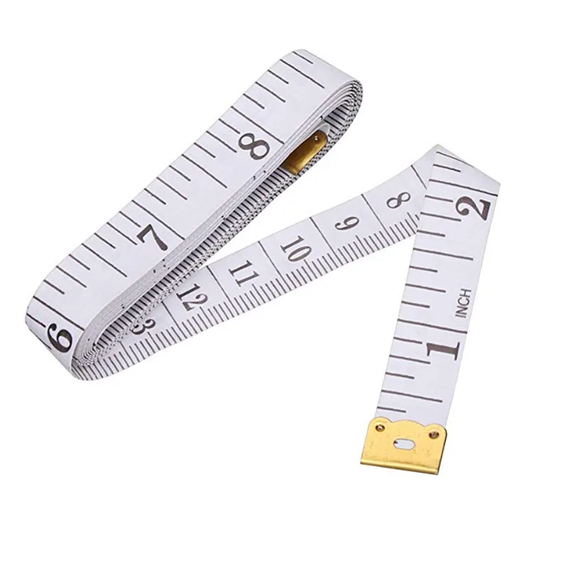 1.5m Body Measuring Ruler Sewing Tailor Tape Measure Mini Soft Flat Ruler Centimeter Meter Sewing Measuring Tape Random Color