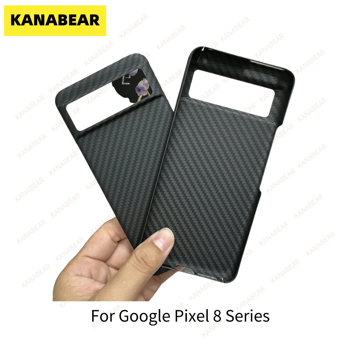 

KANABEAR For Google Pixel 8pro Case carbon fiber Military Grade Bumpers Armor Cover Aramid fiber Ultra-thin Pixel 8 5G Case