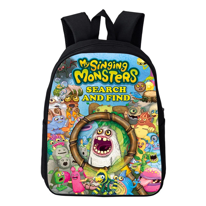 

Lightweight My Singing Monsters Print School Backpack For Preschool Boys Girls High Quality Schoolbag Kids Kindergarten Backpack