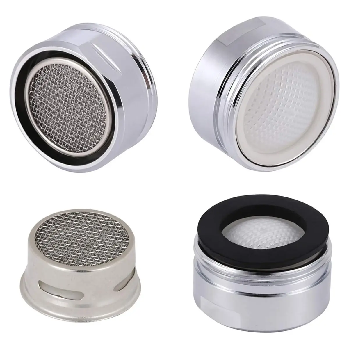 【AT48】 NEW M24 Sink Aerator Replacement Kit 12 PCS Brass Aerators with Wrench for Kitchen & Bathroom Faucets
