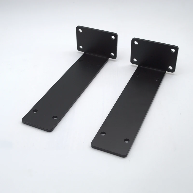 

2PCS T Shaped Shelf Brackets Heavy Duty Floating Shelf Brackets with Screws Invisible Shelving Bracket Wall Mounted