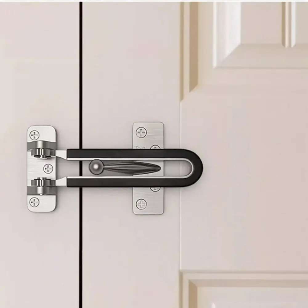 

Insurance Zinc Alloy Sliding Door Catch Thickening Mute Door Bolt Security Solid Bolt Door Hasp Bedroom