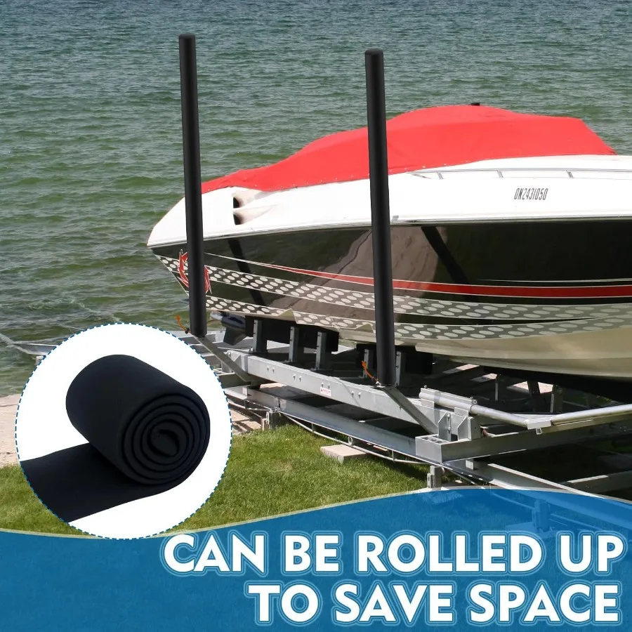 أغطية عمود توجيه مقطورة القارب - أغطية عمود توجيه القماش شديدة التحمل للمقطورة من النيوبرين للتزلج على شكل قارب نفاث #6