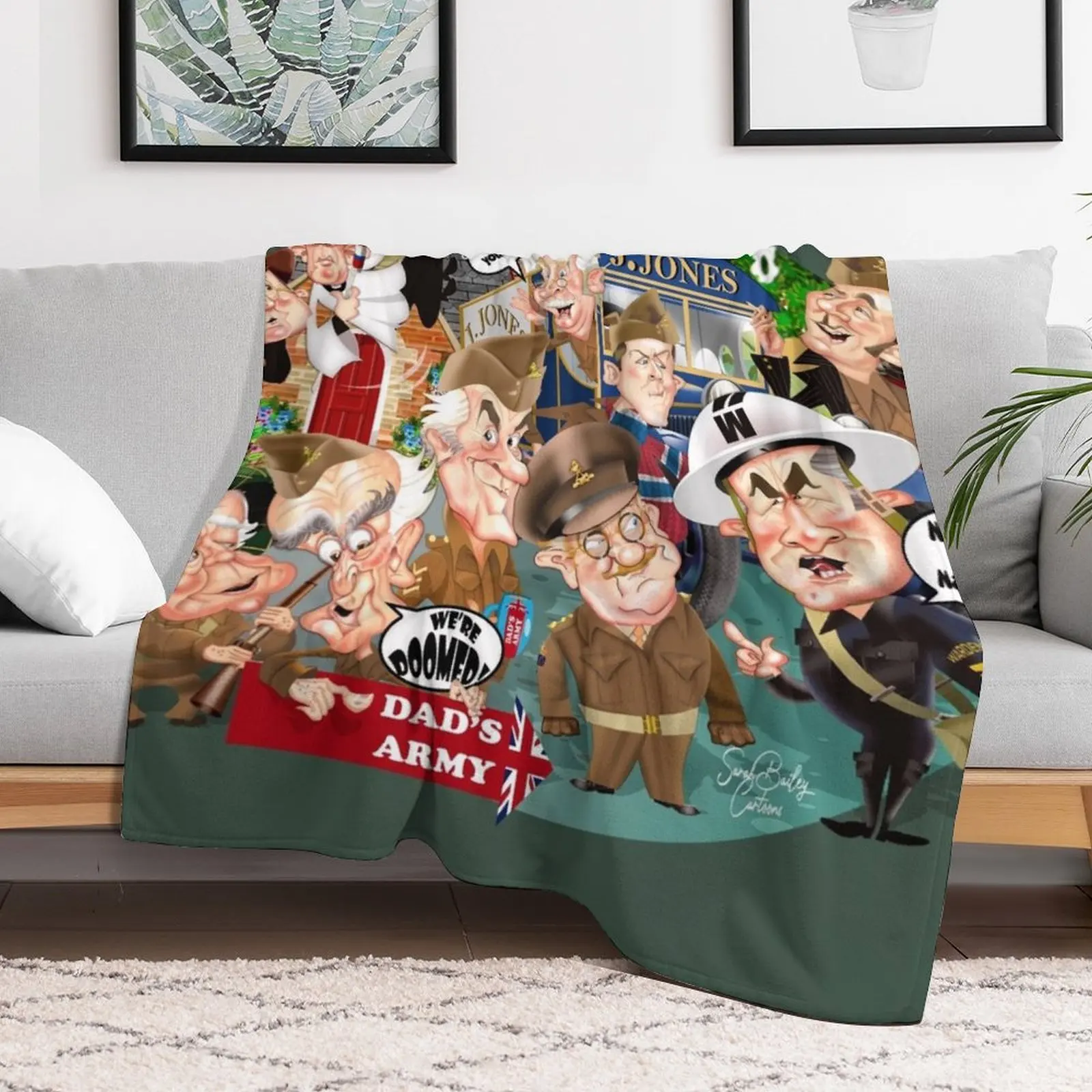 

Dads Army Collective Throw Blanket Bed Blankets For Sofas For Baby Retros Blankets