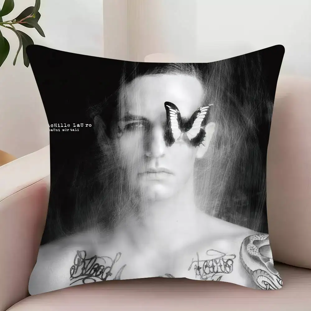 A-Achille L-Lauro Comuni Mortali  Pillow Case Decor Protective Covers Comfortable soft for Sofa Living Room Home office
