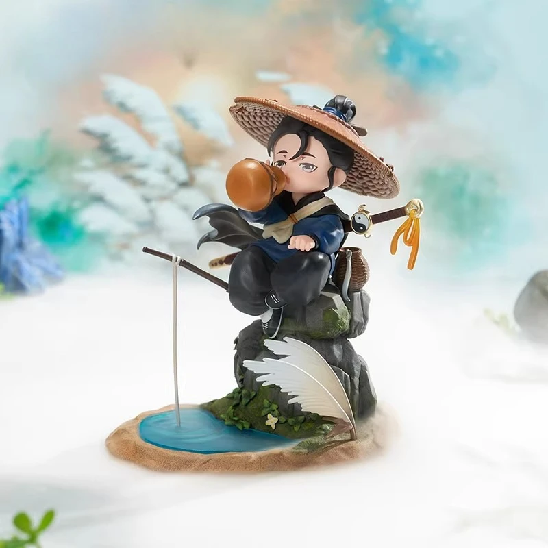 

The Outcast Wang Ye Jianghu Series Idle Clouds and Wild Cranes Action Figures Collection Model Anime Peripheral Ornaments Gifts