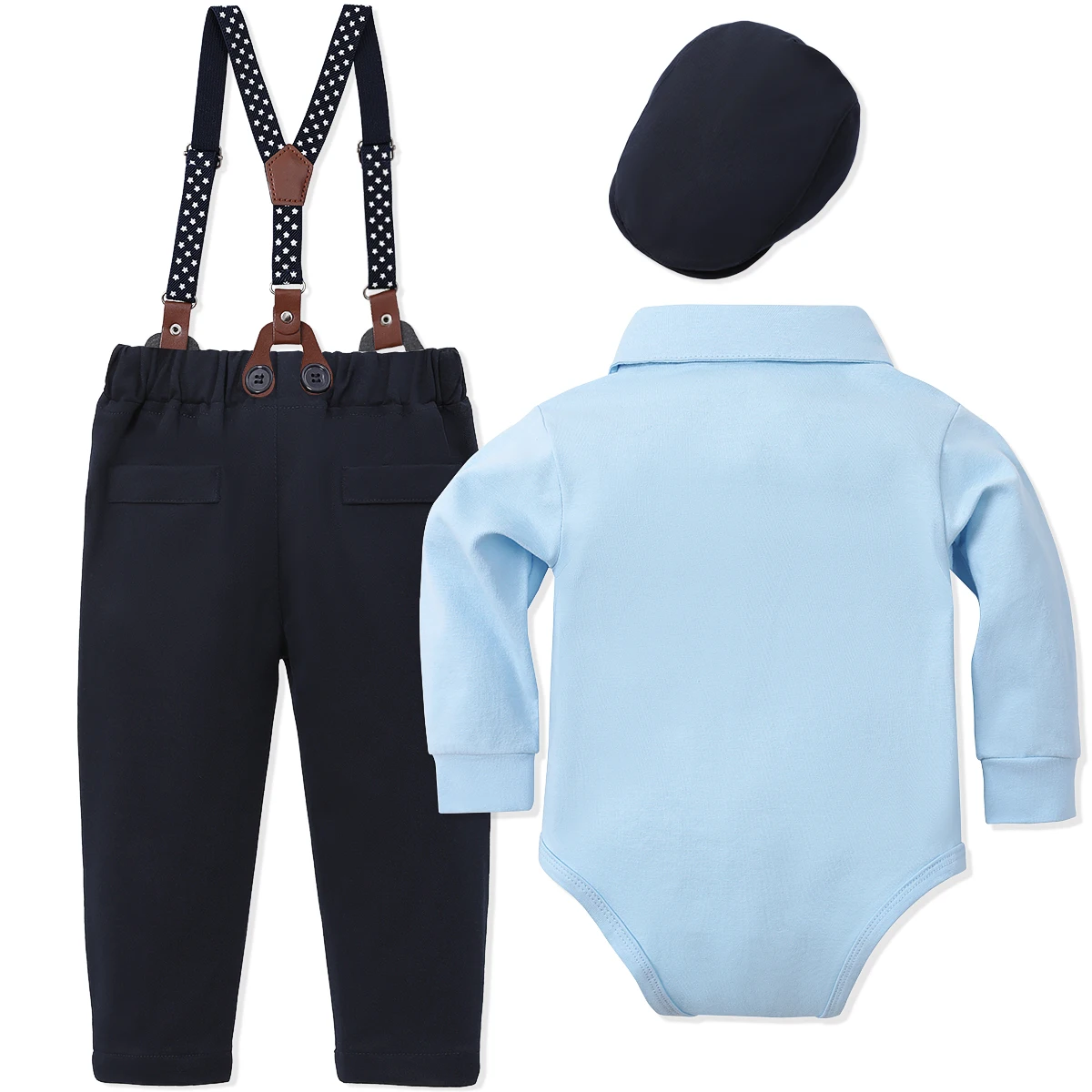 Baby Boy Clothes Christening Outfit Infant Baptism Easter Dedication White Suits Toddler Wedding Birthday Party Gift Set