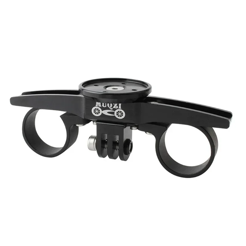 

2024 New Muq-zi Bicycle TT Bar Support Sport Camera Bracket Triathlon Handlebar Computer Mount Holder for Wa-hoo Gar-min Bry-ton