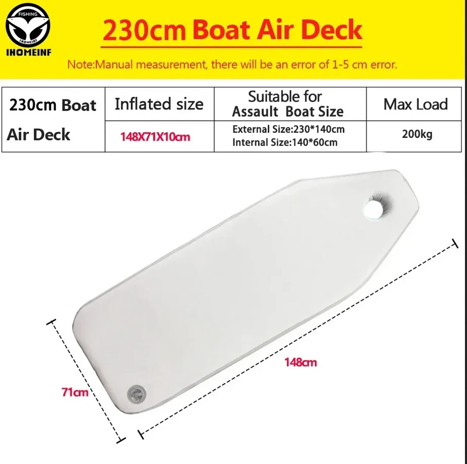 Nieuwe Air Deck Boot Vloer Geschikt voor 230 cm-400 cm Aanvalsboot PVC Schip Ambachtelijke Opblaasbare Drifting speedboot Terrasplanken Vloeren