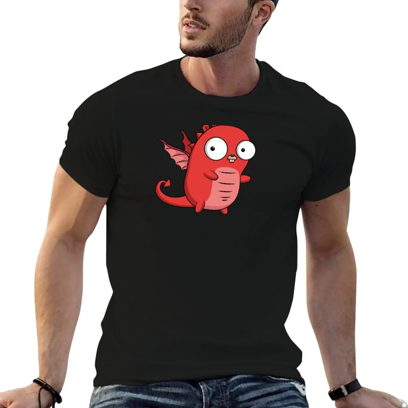 

The Go Gopher: Gopher Dragon Age! T-Shirt anime t shirts for man t shirts designer T-Shirt