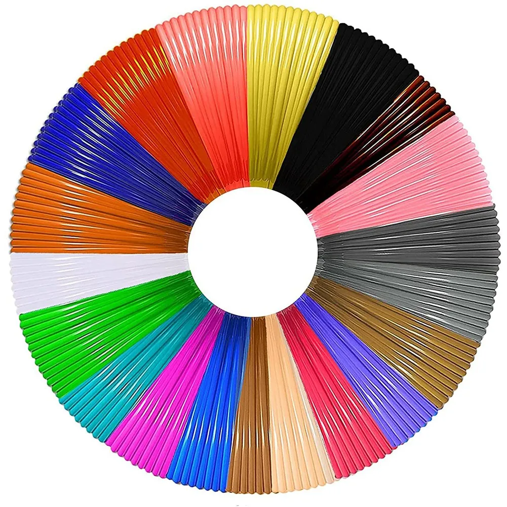 PLA Refills 20 Colors, 16 Ft Per Color Total 320 Ft 1.75mm Premium Filament for 3D Printing Pen Comes