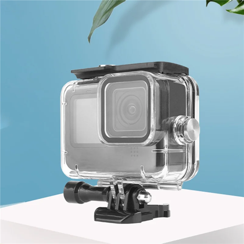 

【Sleek Design】2X Diving Case Housing For Go Pro 11 10 9 Black Action Camera Underwater 45M Protection Shell Action Camera Access