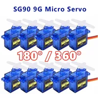 180/360 Degree 2/4/6/8/10PCS SG90 9G Gear Micro Servo Remote Controller Motor Fixed-Wing For Helicopter Toy Car RC Airplane