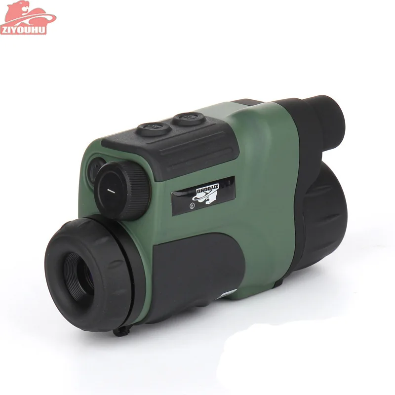 2x24 night vision monocular compact hunting scope built-in IR illuminator waterproof dustproof photo recording