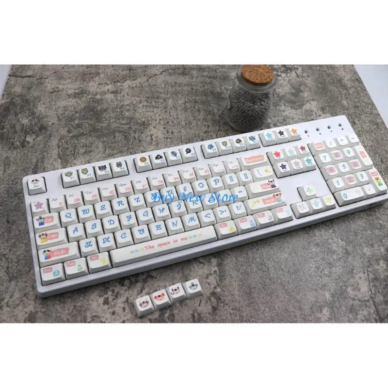 

20ce Keycaps 108 PBT Клюки Клюки xda Profile Полное установка клавишных рук