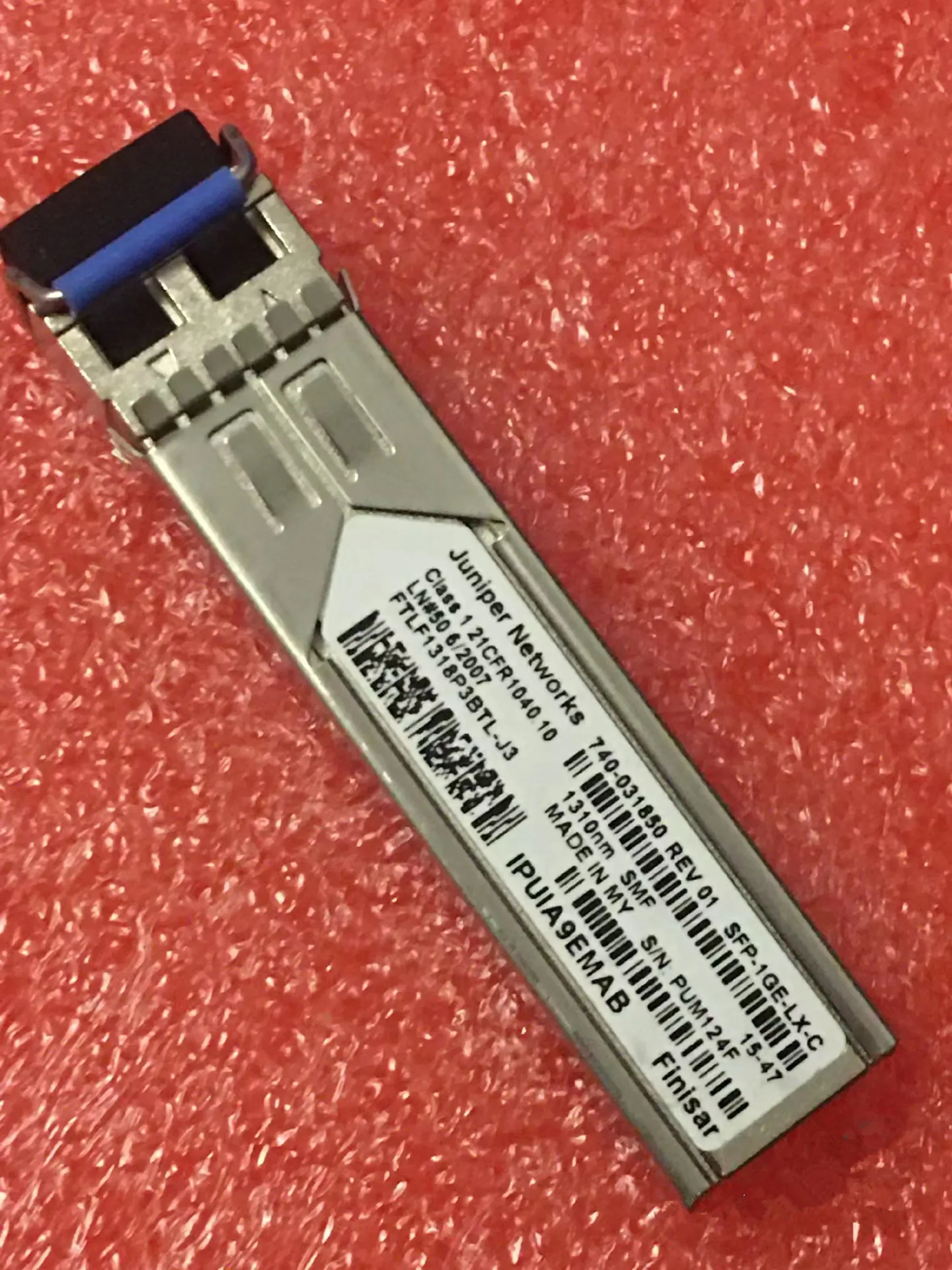 

Juniper Gigabit 1310nm Fiber Optical Module/740-031850 SFP-1GE-LX-C FTLF1318D3BTL-J3 Juniper networks Single Mode SFP