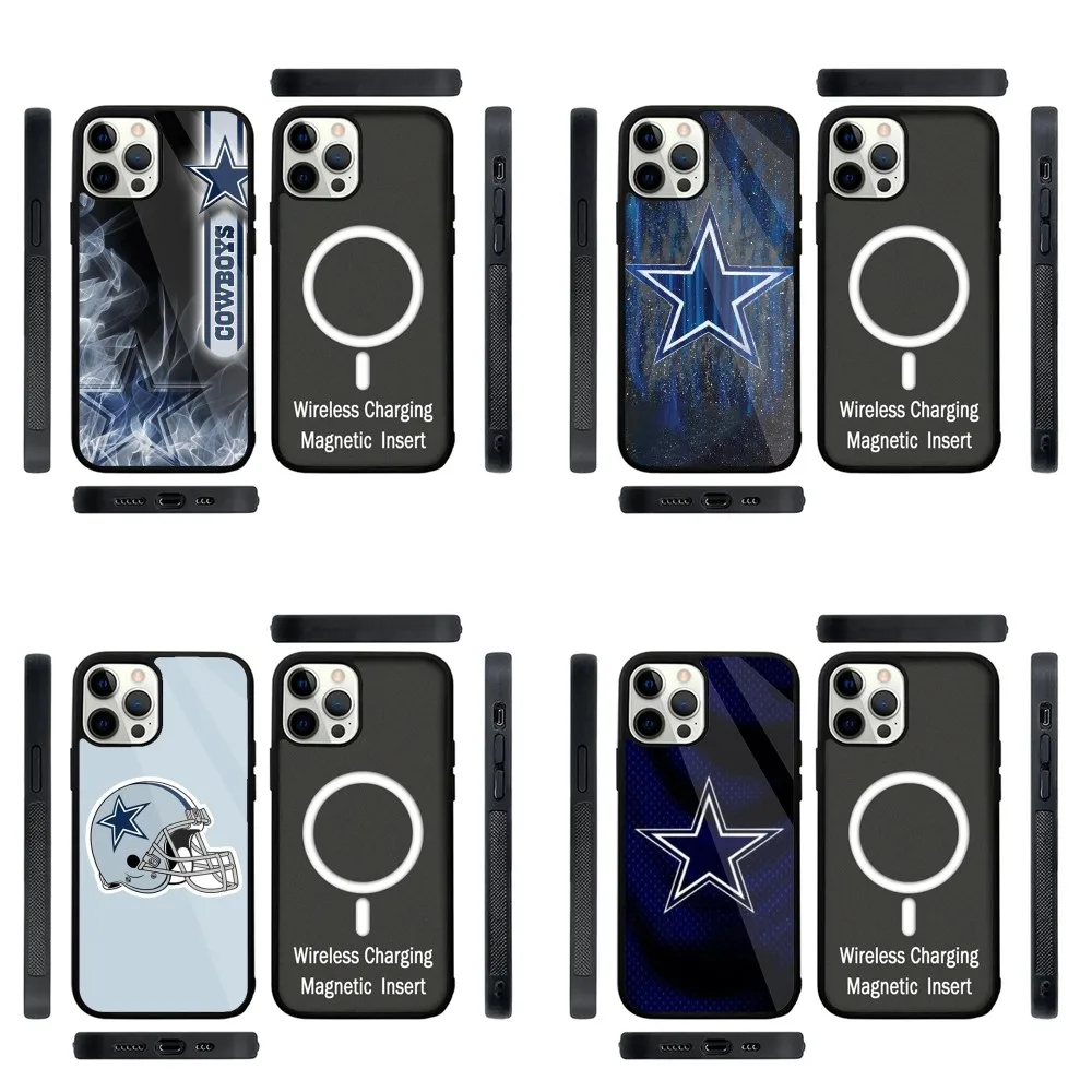 

D-dallas cowboys-S Phone Case Strong Magnetic For IPhone 16,15,14,13,Pro,Max,Plus,11,12,Mini For Magsafe Wireless Charging