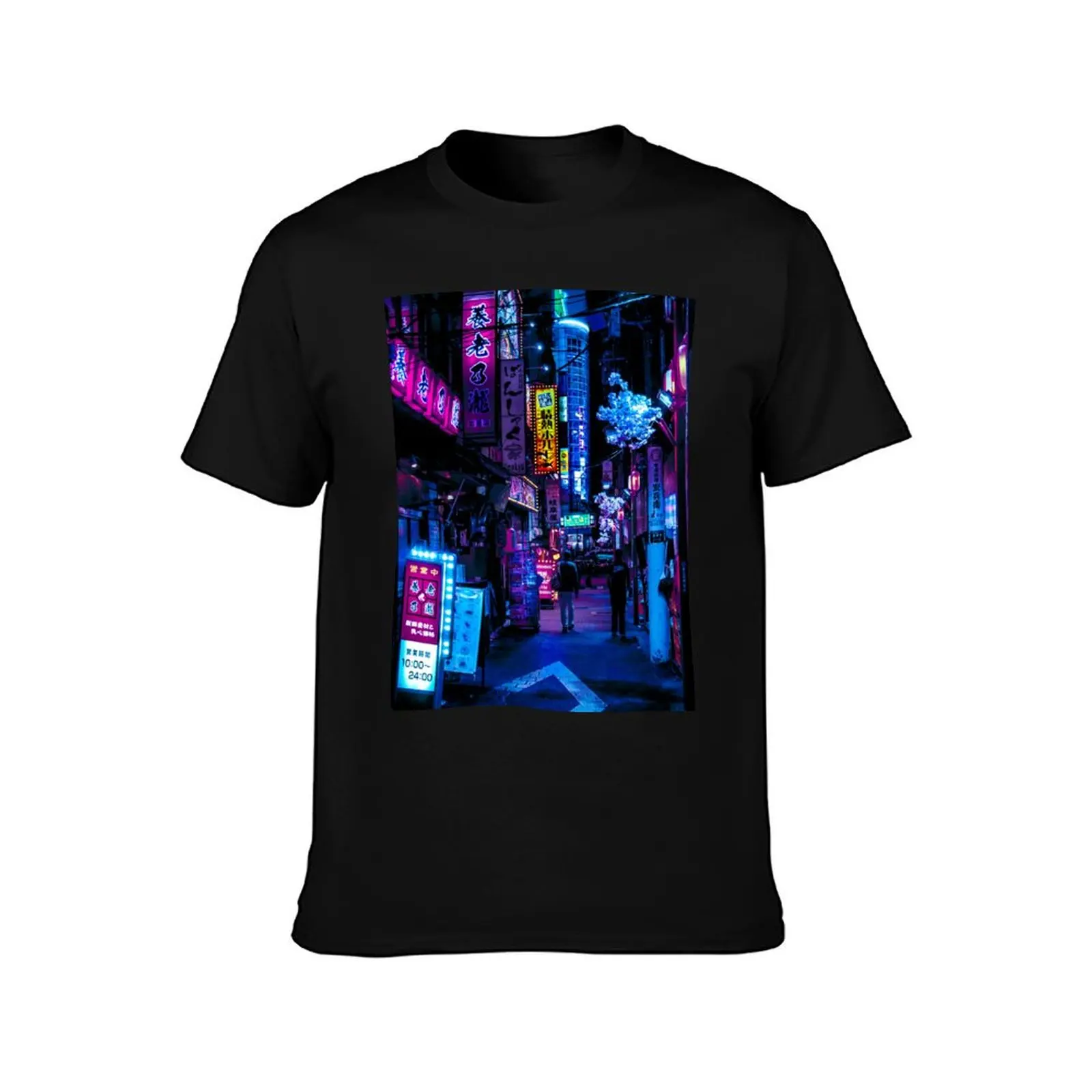 Blue Tokyo Alleys T-Shirt t shirts for man pack white t shirts for man cotton soft t shirts for man pack cotton T-Shirt