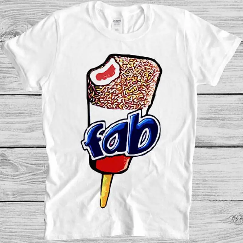 

Fab Ice Cream T Shirt Lolly Wood Summer Top 173