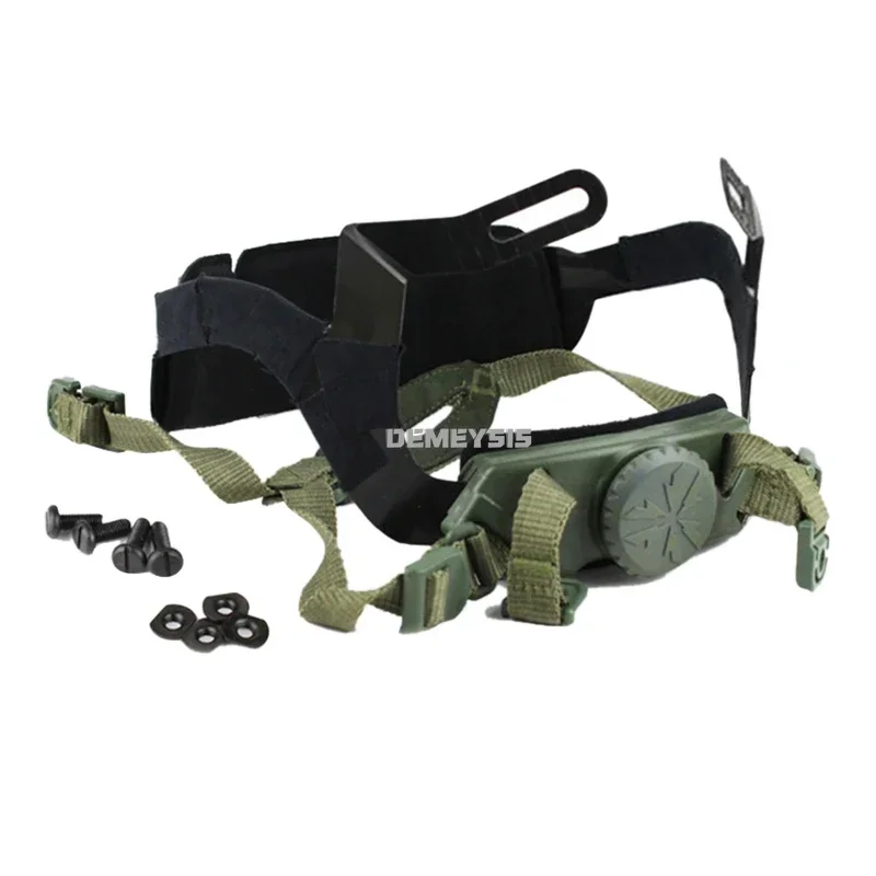 Tactical Fast Helmet Adjustable Strap Hunting Wargame Helmet Inner Locking Strap System Sports Helmets Accessories