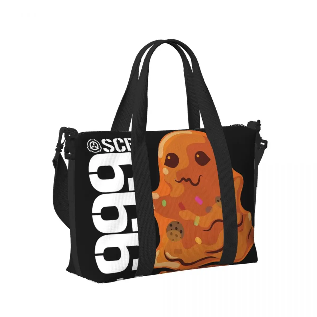 

SCP 999 Tickle Monster SCP Foundation Пляжная дорожная сумка Большая вместительная сумка-тоут для спортзала Спортивная женская дорожная сумка для покупок