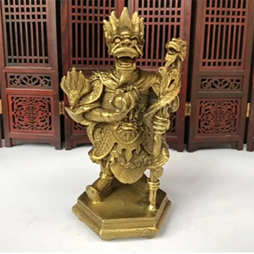 

China brass East Sea dragon king crafts statue