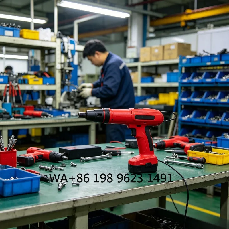 High stability screwdriver with brush motor, multifunctional hand tool for hardware installation, maintenance and industrial use