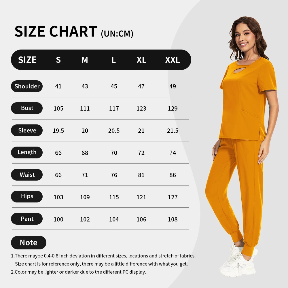 Ensemble d'uniforme de gommage, blouse de laboratoire, médecins, infirmières, personnel de soins infirmiers, uniformes de travail, doux et respirant, ensemble de vêtements de travail 2 pièces, gommages pour femmes, haut et pantalon