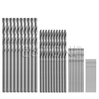 40Pcs Mini Drill HSS Bit 0.5mm-2.0mm Straight Shank PCB Twist Drill Bits Set F1FB