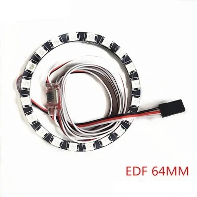 Three-Color LED Taillight System 3-6V for 35mm 50mm 64mm 70mm 80mm 90mm Ducted Fan Unit EDF Jet RC Airplane DIY Parts