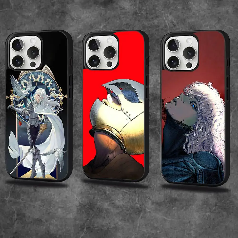 

Griffith B-BerserkS Phone Case For iPhone 17,16,15,14,13,12,11,Pro,Max,Plus,Mini,SE4,E Magnetic Magsafe Wireless Charging
