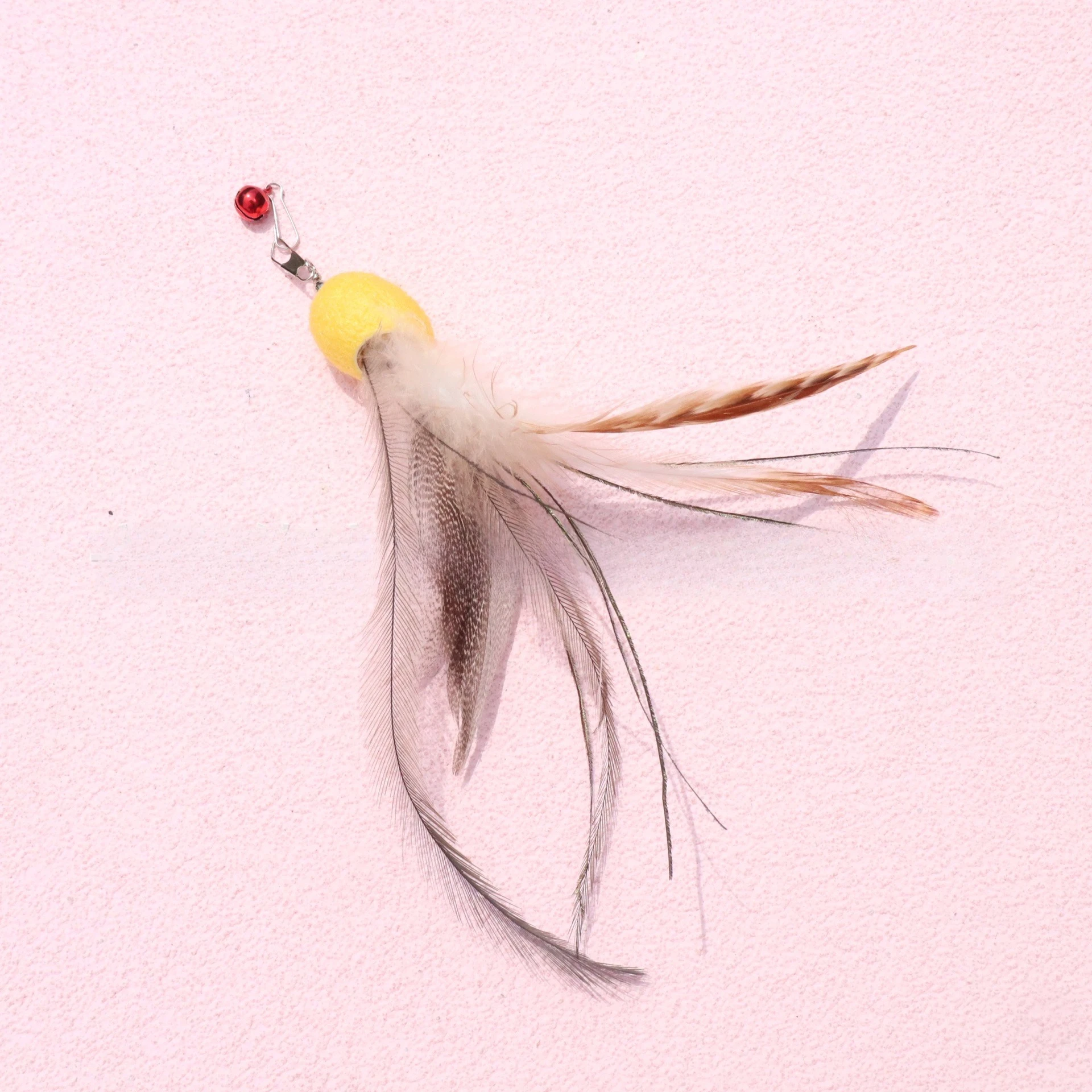 Varita de plumas juguete para gatos con cabezas intercambiables - imagen 4
