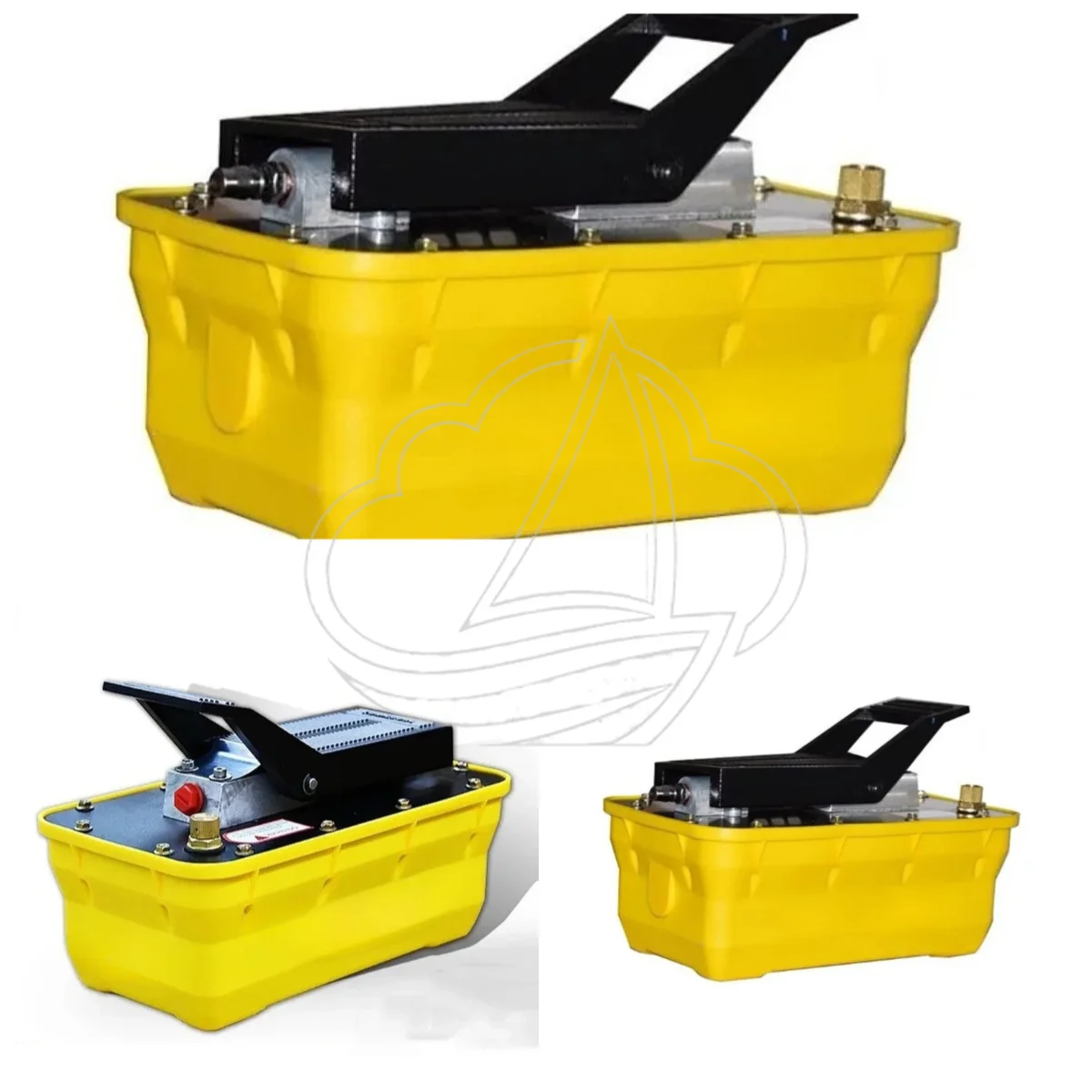 70Mpa 2.3L Pneumatic Foot Manual Hydraulic Power Unit, Girder Straightening Correction Hydraulic Pump